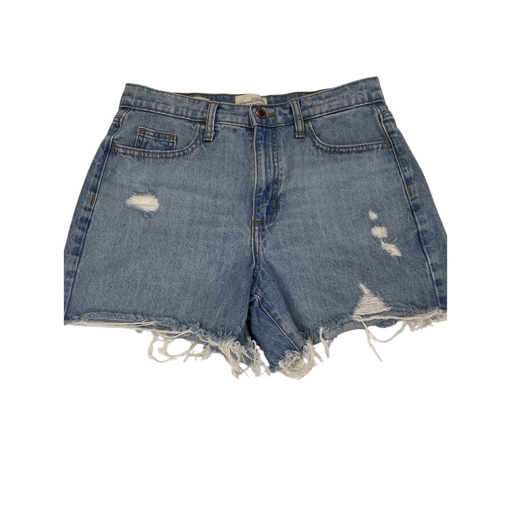 Universal Threads Boyfriend Shorts 4 R Light Wash